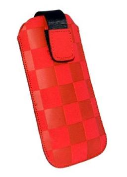 Telefono dėklas zomšinis, raud.kadr....