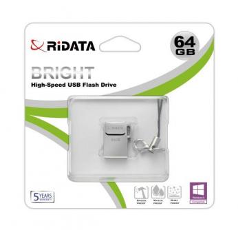 Atmintinė Ridata USB 2.0 64GB metalinė...