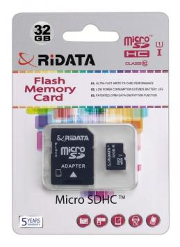 Atminties kortelė Ridata micro SDXC 32GB class10 U1 ...