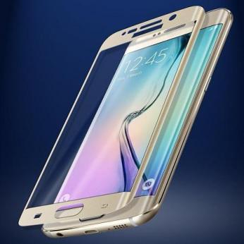 Apsauginis stiklas 3D (S6 Edge,auksinis)...