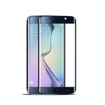 Apsauginis grūdintas stiklas Samsung Galaxy S6 Edge (3D, be pak., 5 vnt., juodas) ...