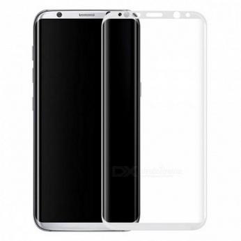 Apsauginis grūdintas stiklas Samsung Galaxy S8 (3D, baltas) ...