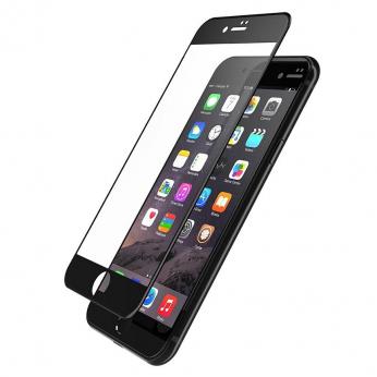 Apsauginis grūdintas stiklas Apple iPhone 8 (3D, juoda) ...
