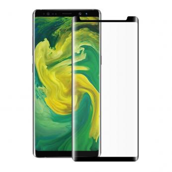 Apsauginis grūdintas stiklas Samsung Note 8 (3D, lipnūs kraštai, juodas)...