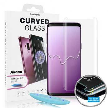 <b><mark><i>NAUJIENA!</i></b></mark> Apsauginis stiklas iPhone 8 (su silikoniniais klijais...