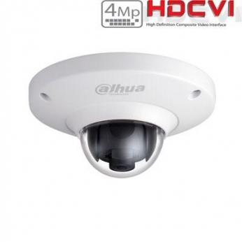 HD-CVI kamera Fish-Eye 4MP 1.18mm 360°, Dewarp, WDR, IK10, GEN III PRO serija ...