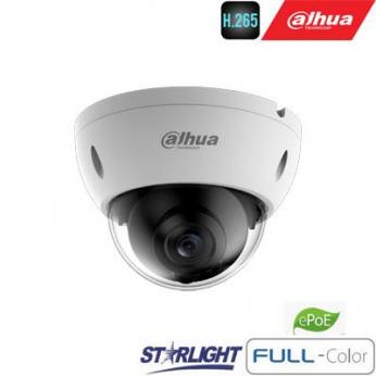 IP kam.kupol. 2MP FULL-COLOR STARLIGHT ,1/2.8” 3.6mm.87° F1.0, 50fps, WDR, IVS, IP67, IK10...