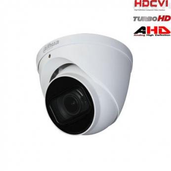 HD-CVI, TVI, AHD, CVBS kamera kupolinė 2MP su LXIR iki 60m. 1/2.7