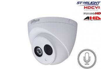 HD-CVI kam. STARLIGHT kupolinė 2MP su LXIR iki 50m, 2.8mm obj., STARLIGHT sensor., mic, IP...