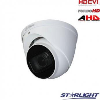 HD-CVI kam. STARLIGHT kupolinė 2 MP su IR iki 60m, 2.7~13.5mm obj, STARVIS sensor.,WDR, MI...