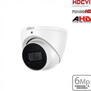 HD-CVI kupolinė kam. 6MP su LXIR pašvietimu iki 50m.,1/2.7