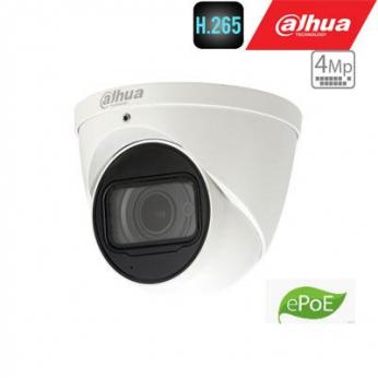 IP kamera kupolinė 2K 4MP 25 fps su IR iki 50m. 1/3” 2.7~13.5mm. motor. obj. ePoE, WDR, H....