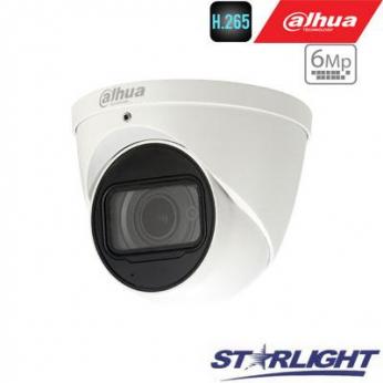 IP kamera kupol.6MP STARLIGHT 20fps, IR 50m.,1/2.9” 2.7~13.5mm. motor. obj. WDR, H.265, IP...