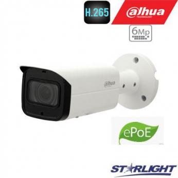 IP kam. 6M 2K Cilindrinė, IR iki 60m, 6M(3072×2048)1~20fps, 2.8mm objekt. IP67, H.265, ePo...