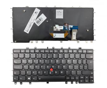 Klaviatūra Lenovo: Thinkpad Yoga 12 Yoga S1 1ST GEN S240 su rėmėliu, apšvietimu ir „trackp...