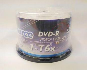 DVD-R, 16x,Powersource, 50vnt. CAKE pak ...