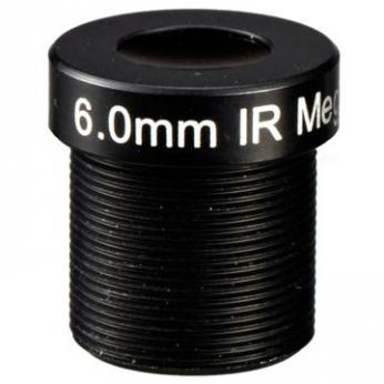 Megapikselinis objektyvas 6mm,(F): 1.8, Apžvalgos kampas(Hor): 48°, IR CUT (nemato IR apšv...