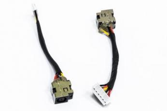 Maitinimo lizdas su kabeliu, HP Compaq CQ50, CQ60, G50, G60 ...