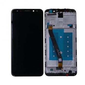 Ekranas LCD su lietimui jautriu stikliuku, rėmeliu ir baterija Huawei Mate 10 lite (juodas...