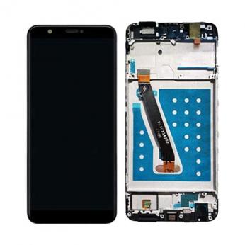 Ekranas LCD su lietimui jautriu stikliuku, rėmeliu ir baterija Huawei P Smart (juodas) ORG...