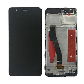 Ekranas LCD su lietimui jautriu stikliuku, rėmeliu ir baterija Huawei P10 (juodas) ORG...
