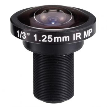 Megapikselinis objektyvas 1.25mm. Fisheye,(F): 2.0, Apžvalgos kampas(Hor): 185°, IR (mato ...