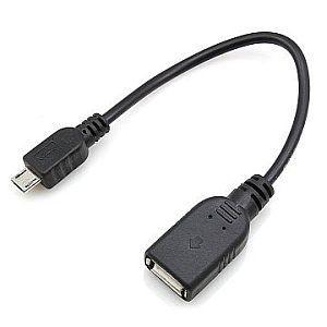 OTG USB adapteris micro USB 5pin, 12cm...